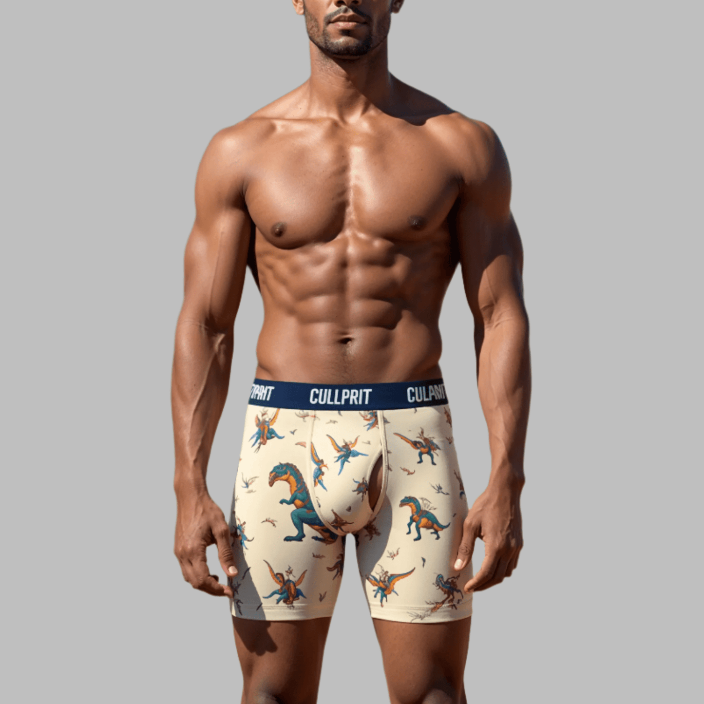 Jurassic Western 🏜️ Boxer Briefs w/ fly - Culprit Underwear - Boxer Briefs w/Fly - BB - JWST - S