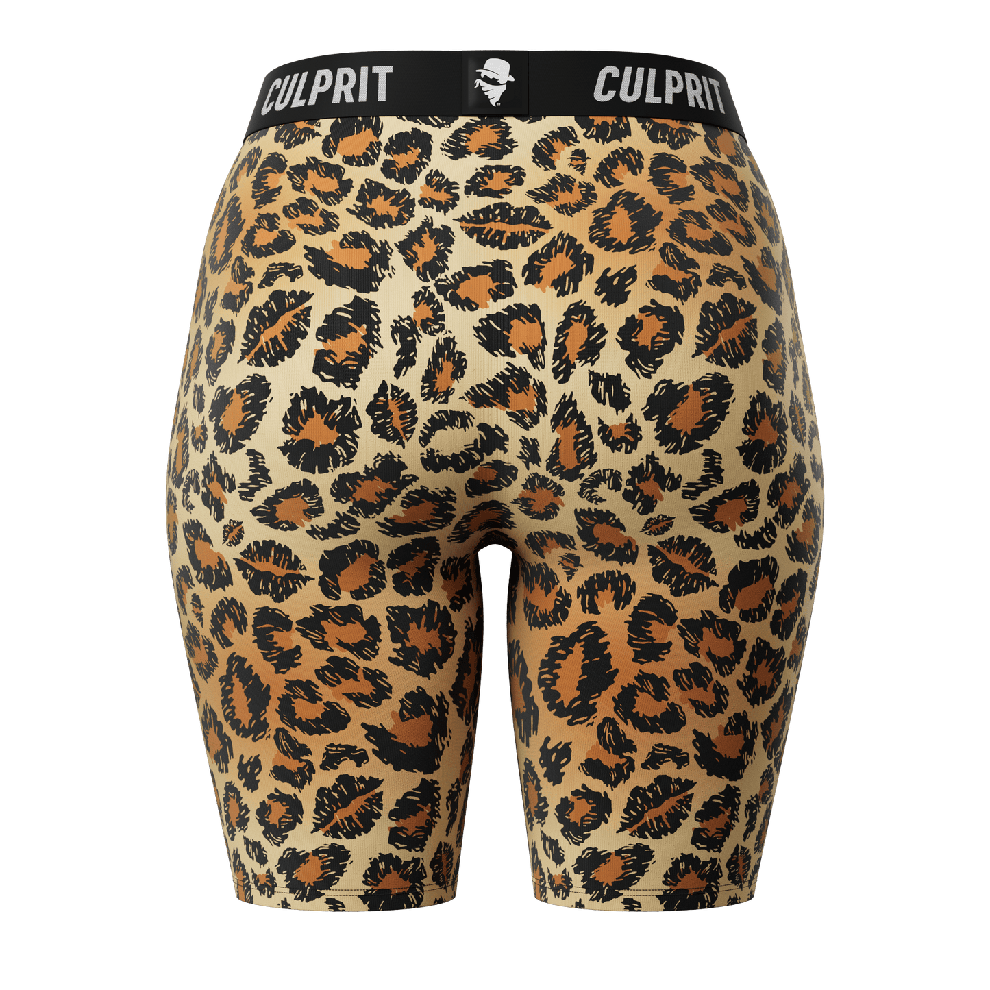 Leopard Lips 🐆 Long LadyBoxers™ - Culprit Underwear - Long LadyBoxers™ - LBK - LEO - XS