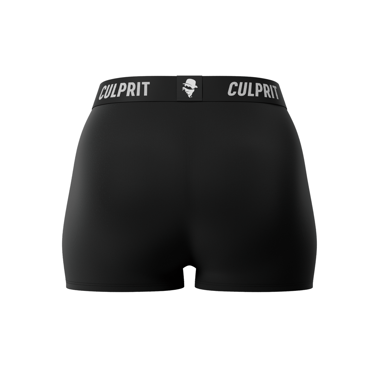 Stealth Black 🥷 Booty Shorts - Culprit Underwear - Booty Shorts - BS - BLK - XS
