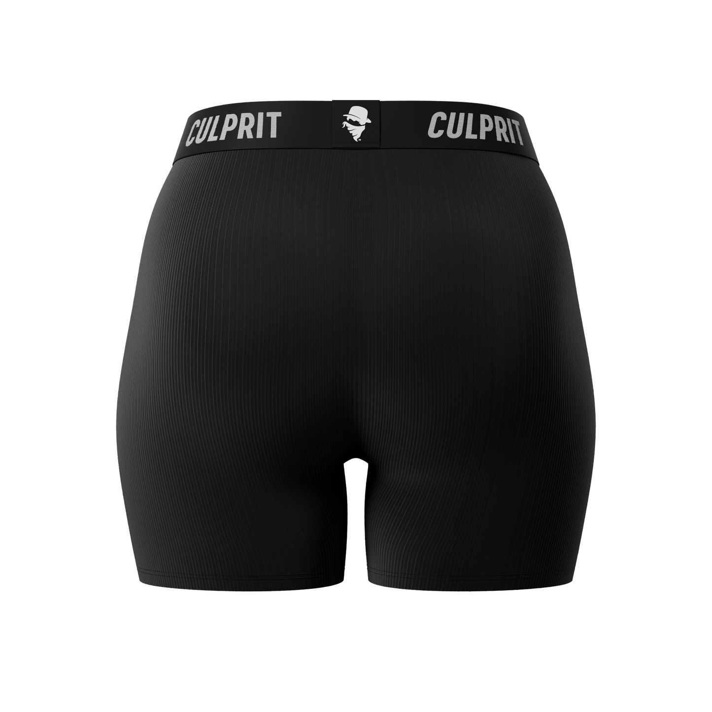 Stealth Black Ribbed 🥷 LadyBoxers - Culprit Underwear - LadyBoxers™ - LB2 - SBR - XS