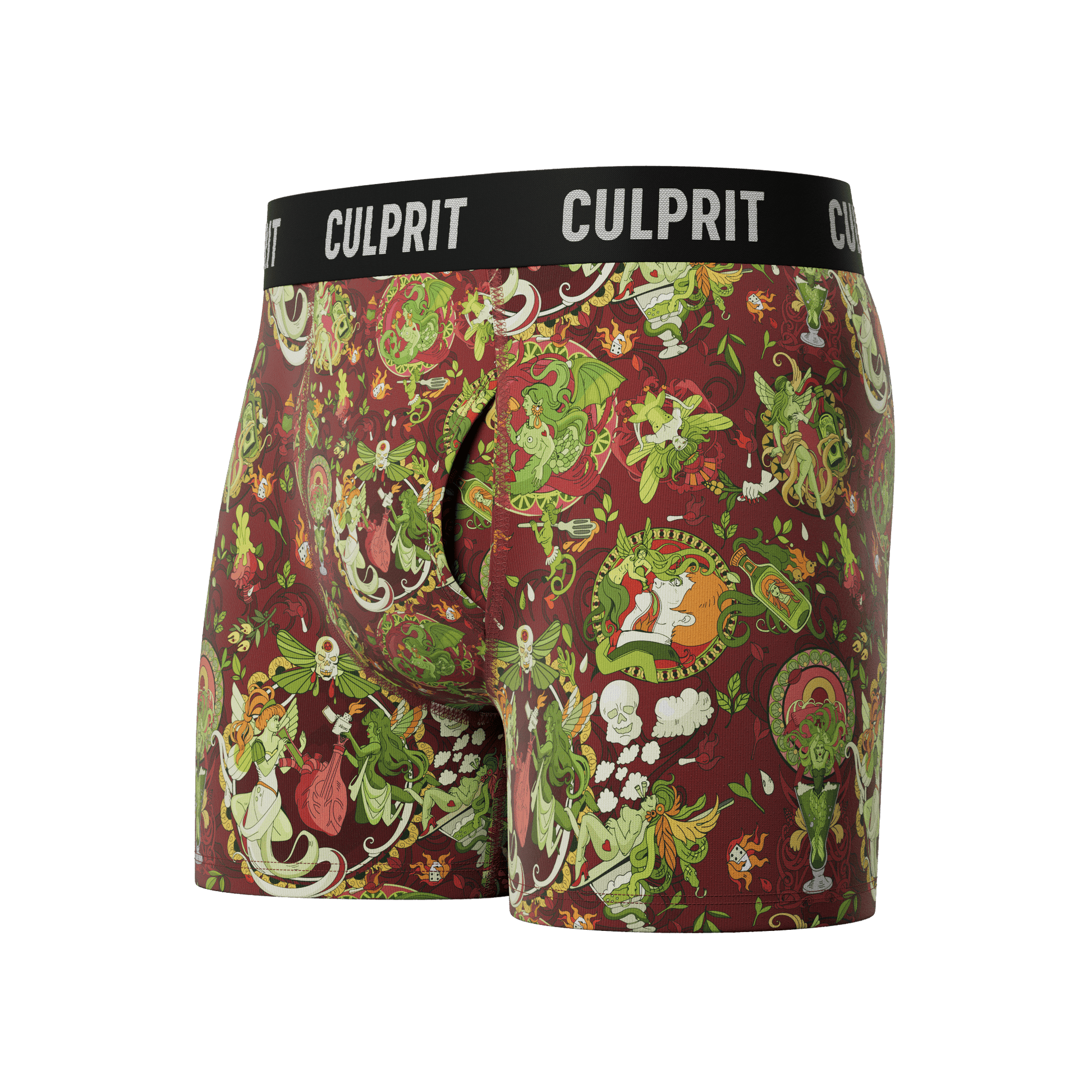 Absinthe Minded 🧚 - Culprit Underwear - Boxer Briefs w/Fly - BB2 - ABSMD - S