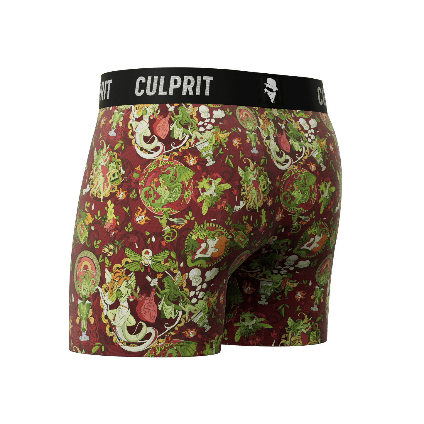 Absinthe Minded 🧚 - Culprit Underwear - Boxer Briefs w/Fly - BB2 - ABSMD - S