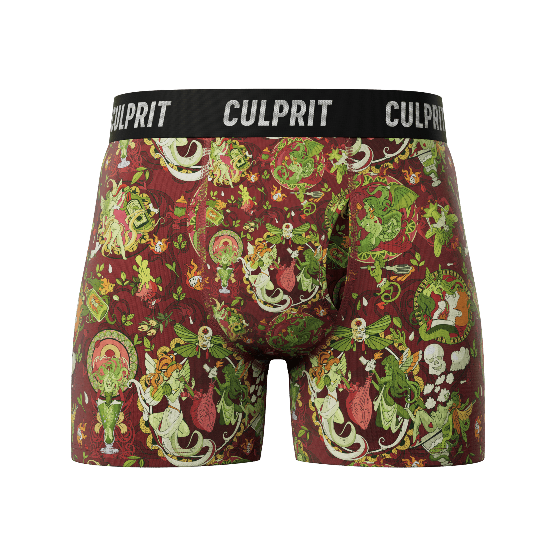 Absinthe Minded 🧚 - Culprit Underwear - Boxer Briefs w/Fly - BB2 - ABSMD - S