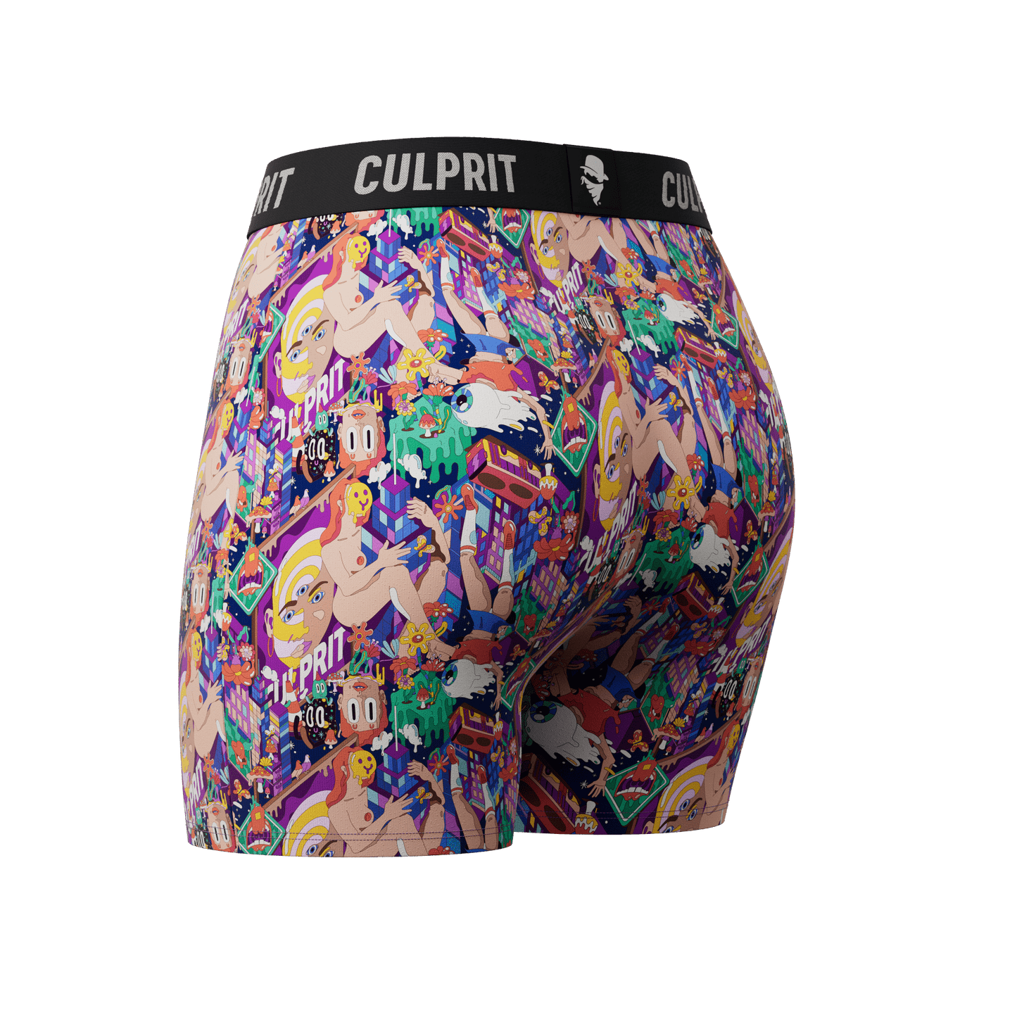 Acidopolis Day 💠 LadyBoxers - Culprit Underwear - LadyBoxers™ - LB2 - ACIDDY - XS