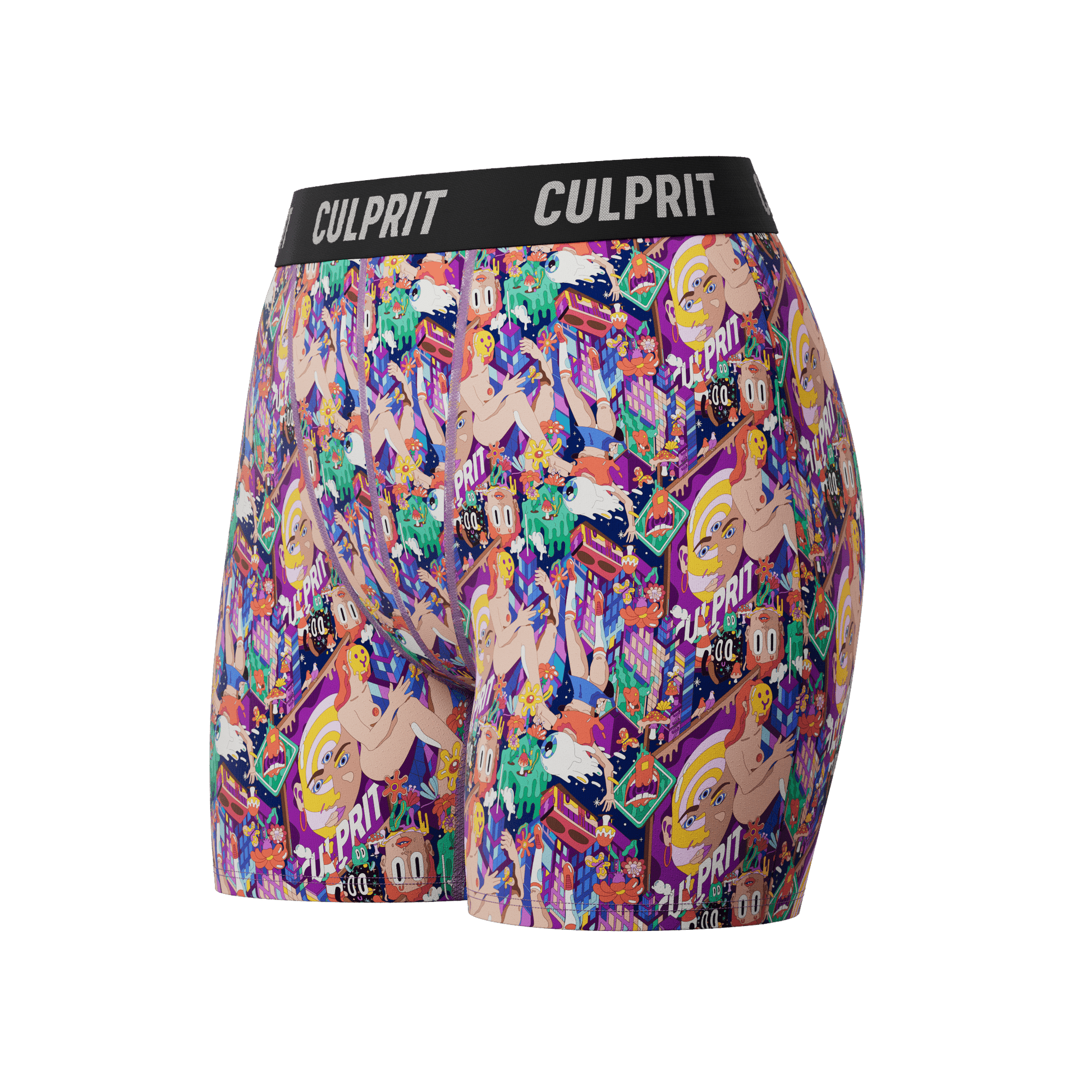 Acidopolis Day 💠 LadyBoxers - Culprit Underwear - LadyBoxers™ - LB2 - ACIDDY - XS