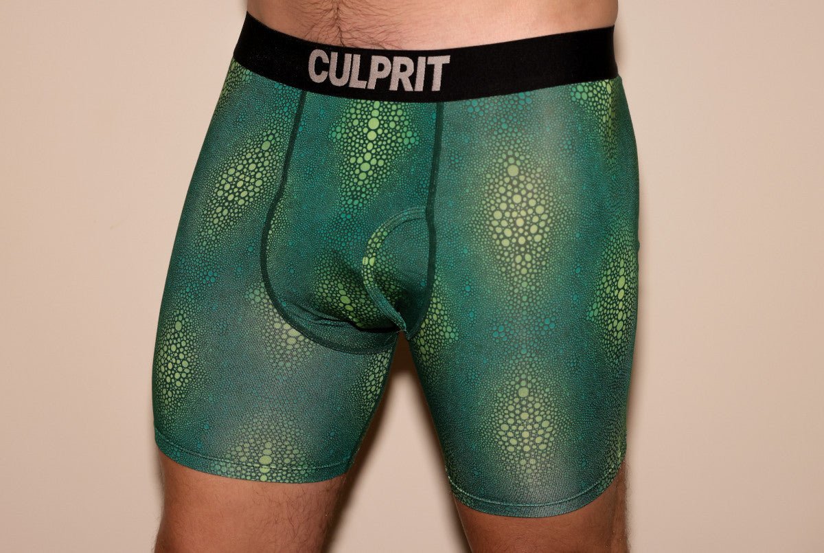 Crocodile 🐊 Boxer Briefs w/ fly - Culprit Underwear - Boxer Briefs w/Fly - BB - CROC - S