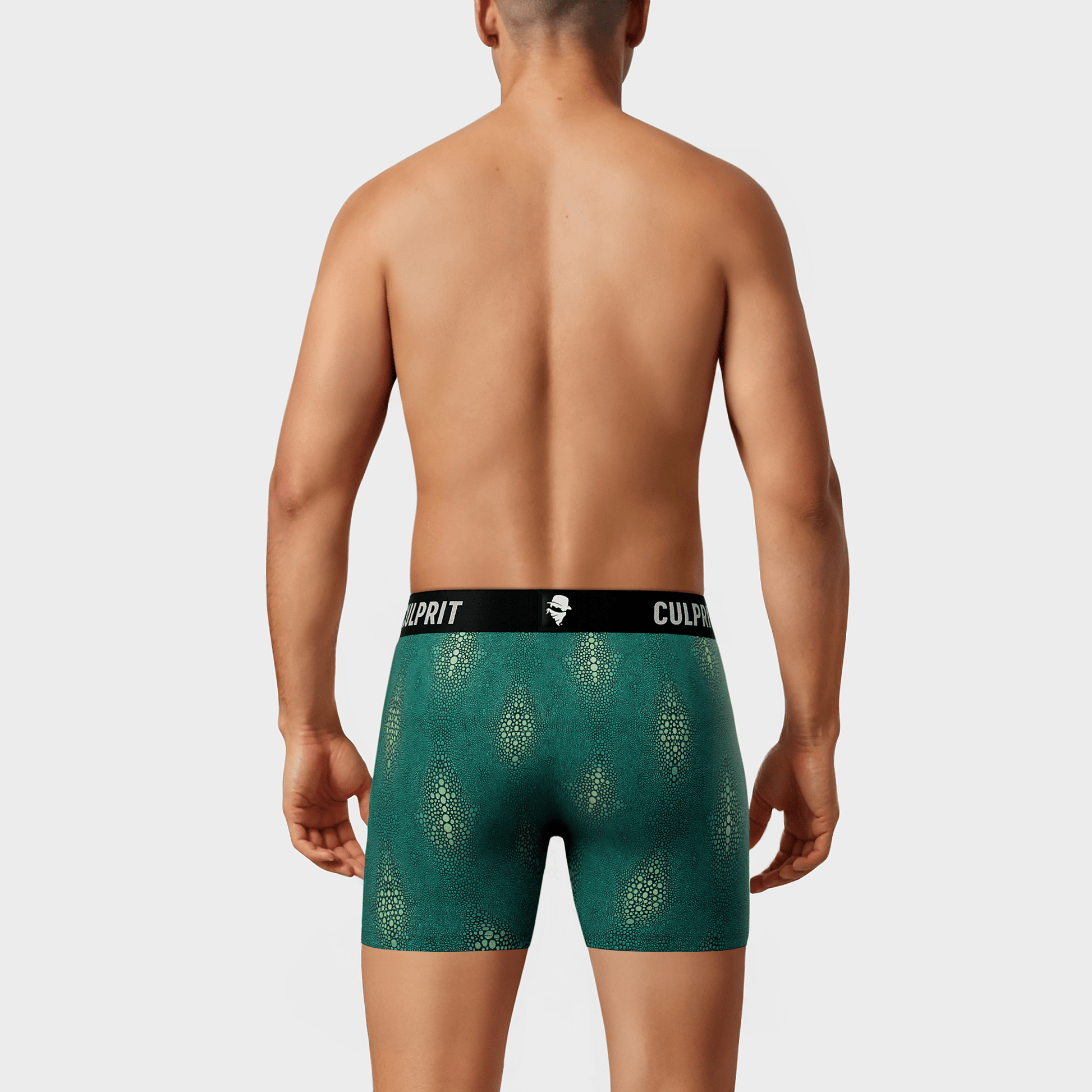 Crocodile 🐊 Boxer Briefs w/ fly - Culprit Underwear - Boxer Briefs w/Fly - BB - CROC - S
