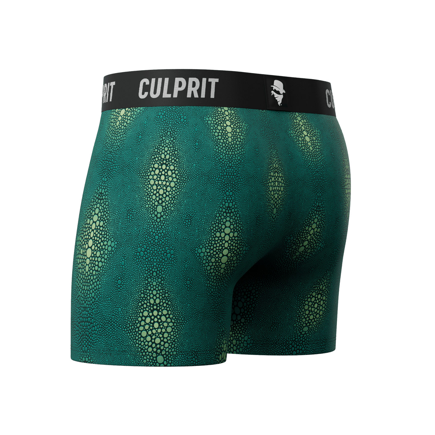 Crocodile 🐊 Boxer Briefs w/ fly - Culprit Underwear - Boxer Briefs w/Fly - BB - CROC - S