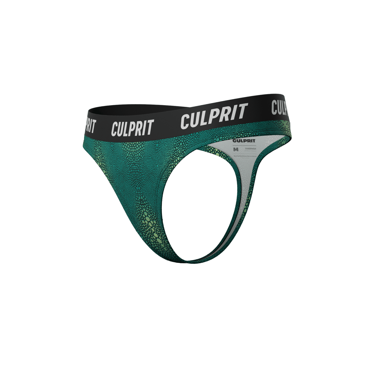 Crocodile 🐊 Classic Thong - Culprit Underwear - Thongs - THG - CROC - XS