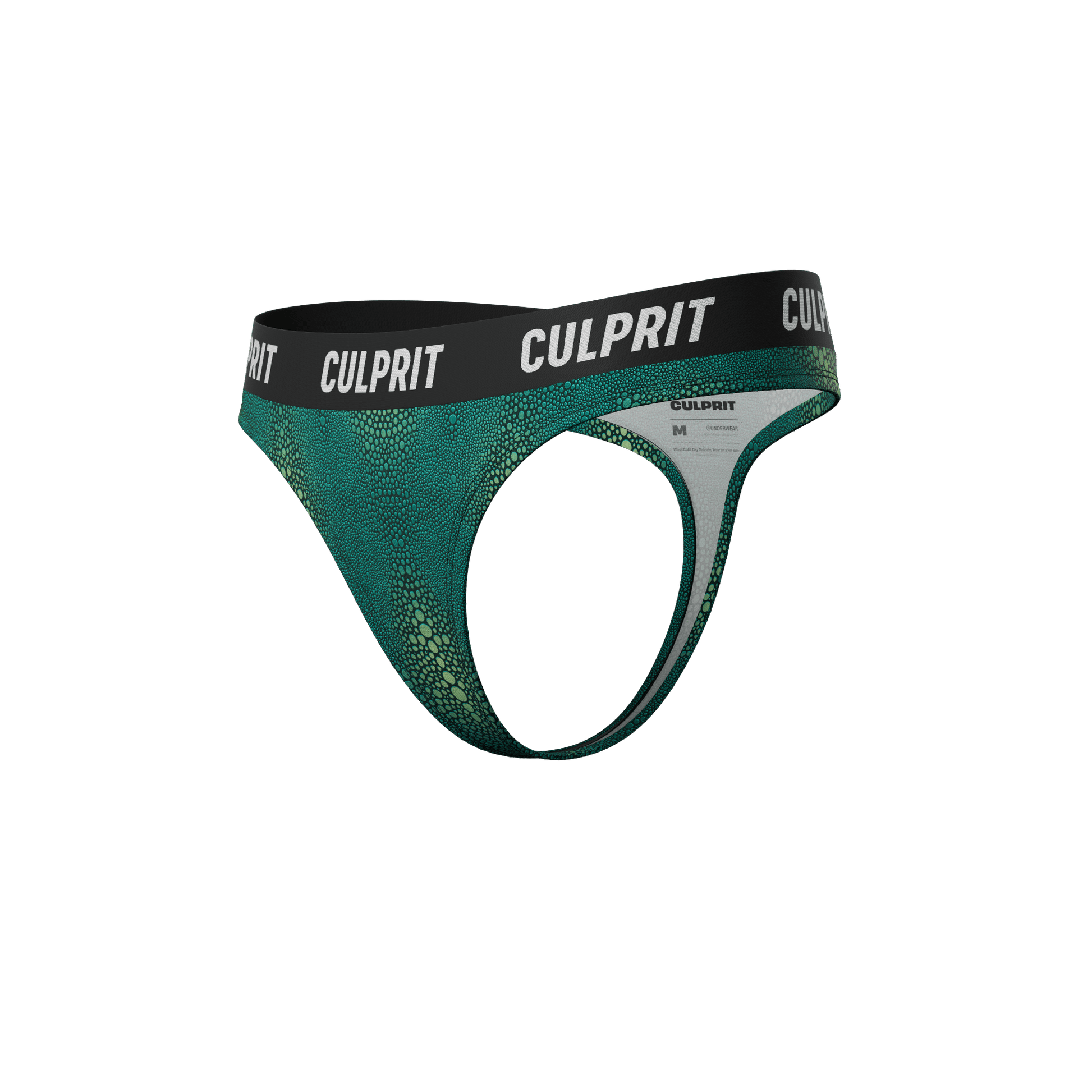 Crocodile 🐊 Classic Thong - Culprit Underwear - Thongs - THG - CROC - XS