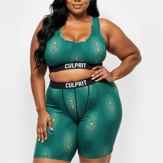 Crocodile 🐊 Long LadyBoxers™ - Culprit Underwear - Long LadyBoxers™ - LBK - CROC - XS