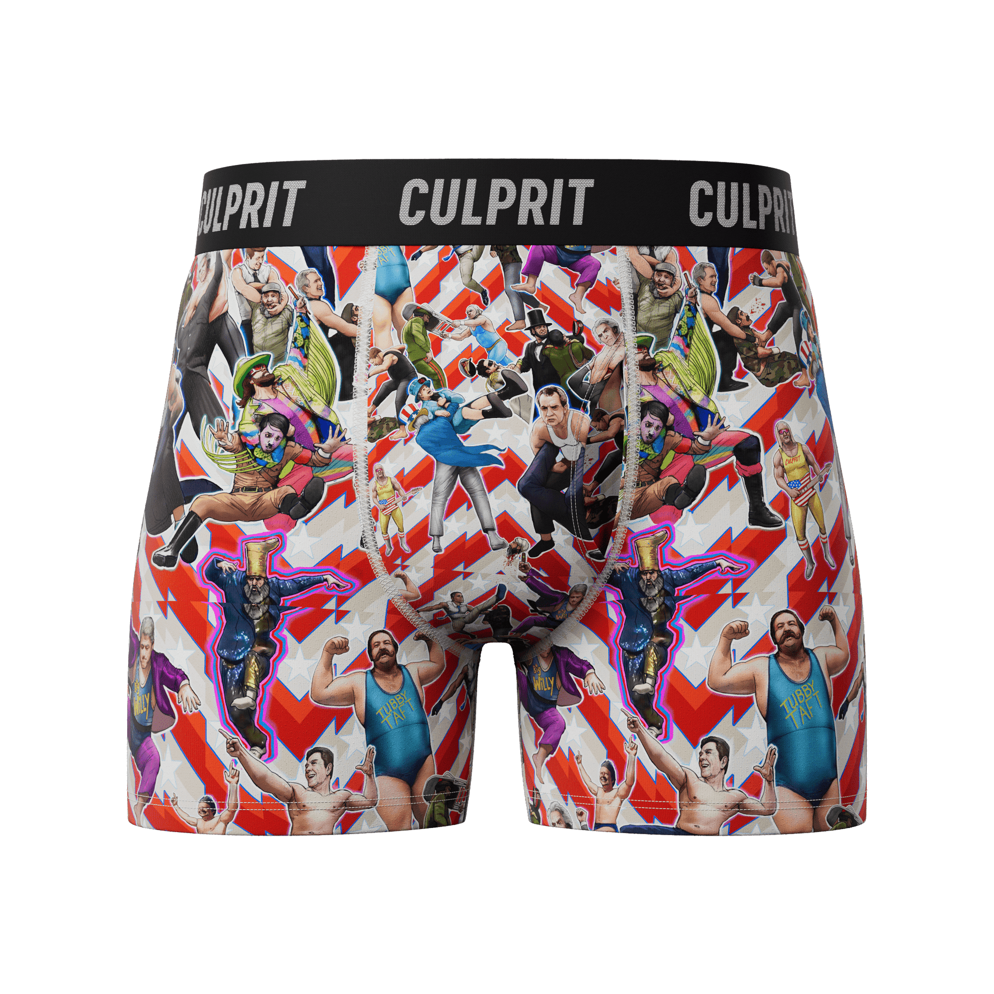 Freedom Smackdown 🦅💥 Boxer Briefs w/Fly - Culprit Underwear - Boxer Briefs w/Fly - BB - SMKDN - S