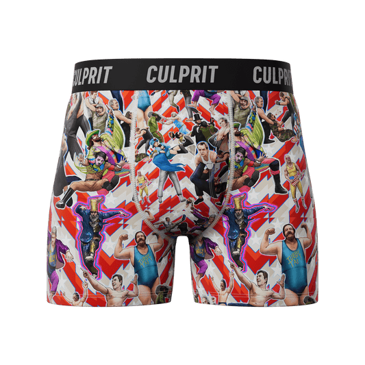 Freedom Smackdown 🦅💥 Boxer Briefs w/Fly - Culprit Underwear - Boxer Briefs w/Fly - BB - SMKDN - S