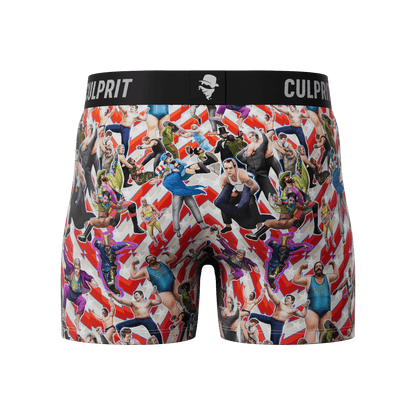 Freedom Smackdown 🦅💥 Boxer Briefs w/Fly - Culprit Underwear - Boxer Briefs w/Fly - BB - SMKDN - S