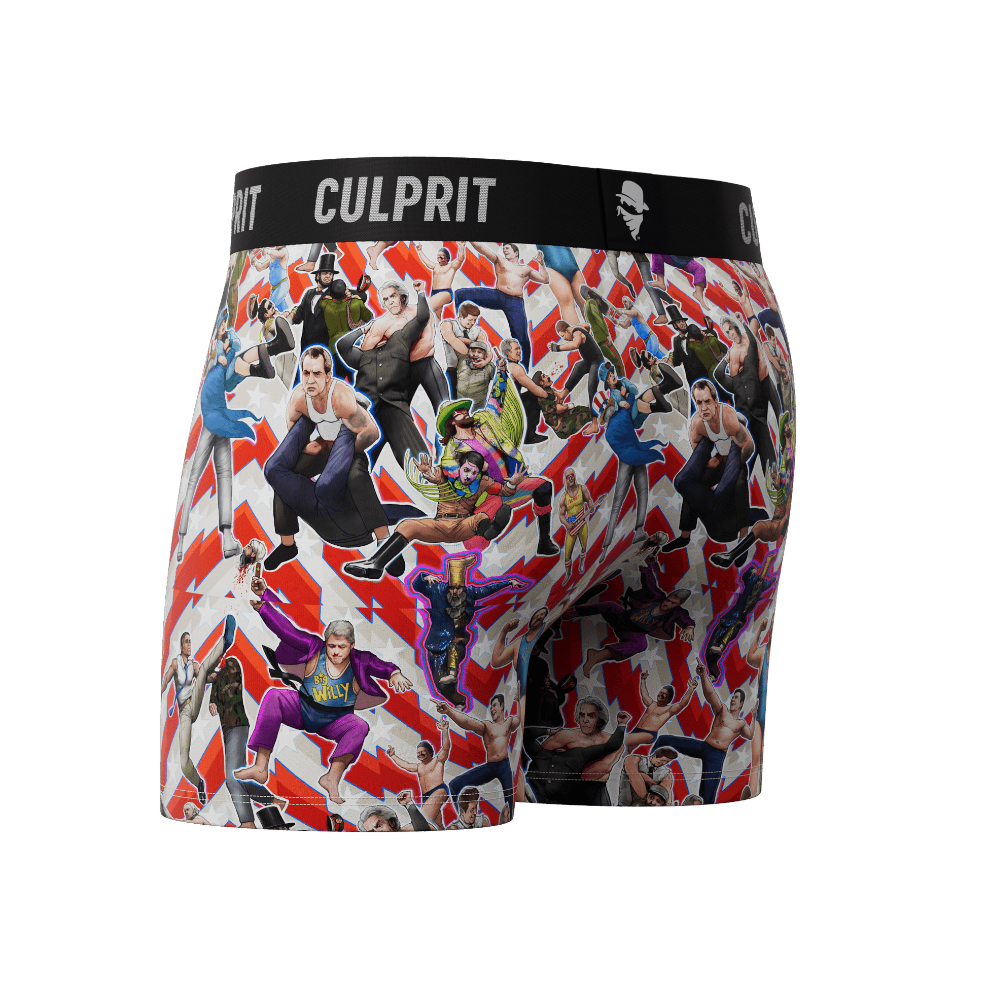 Freedom Smackdown 🦅💥 Boxer Briefs w/Fly - Culprit Underwear - Boxer Briefs w/Fly - BB - SMKDN - S