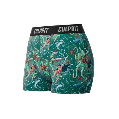Get It Kraken! 🦑 Booty Shorts - Culprit Underwear - Booty Shorts - BS - GKRK - XS