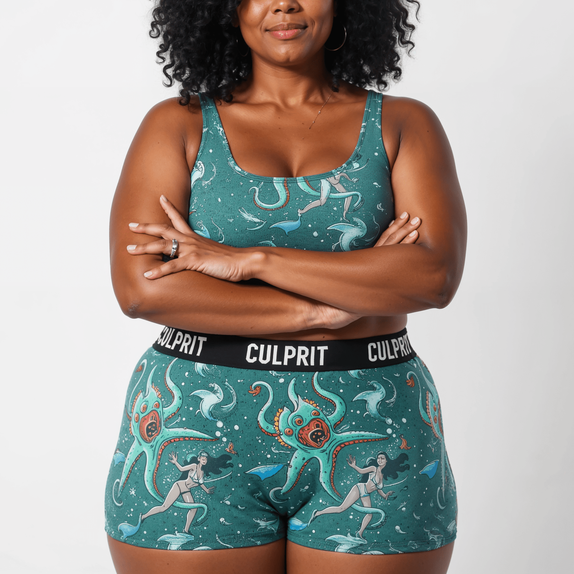 Get It Kraken! 🦑 Booty Shorts - Culprit Underwear - Booty Shorts - BS - GKRK - XS