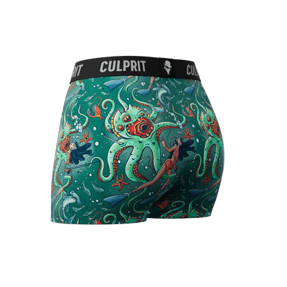 Get It Kraken! 🦑 Booty Shorts - Culprit Underwear - Booty Shorts - BS - GKRK - XS