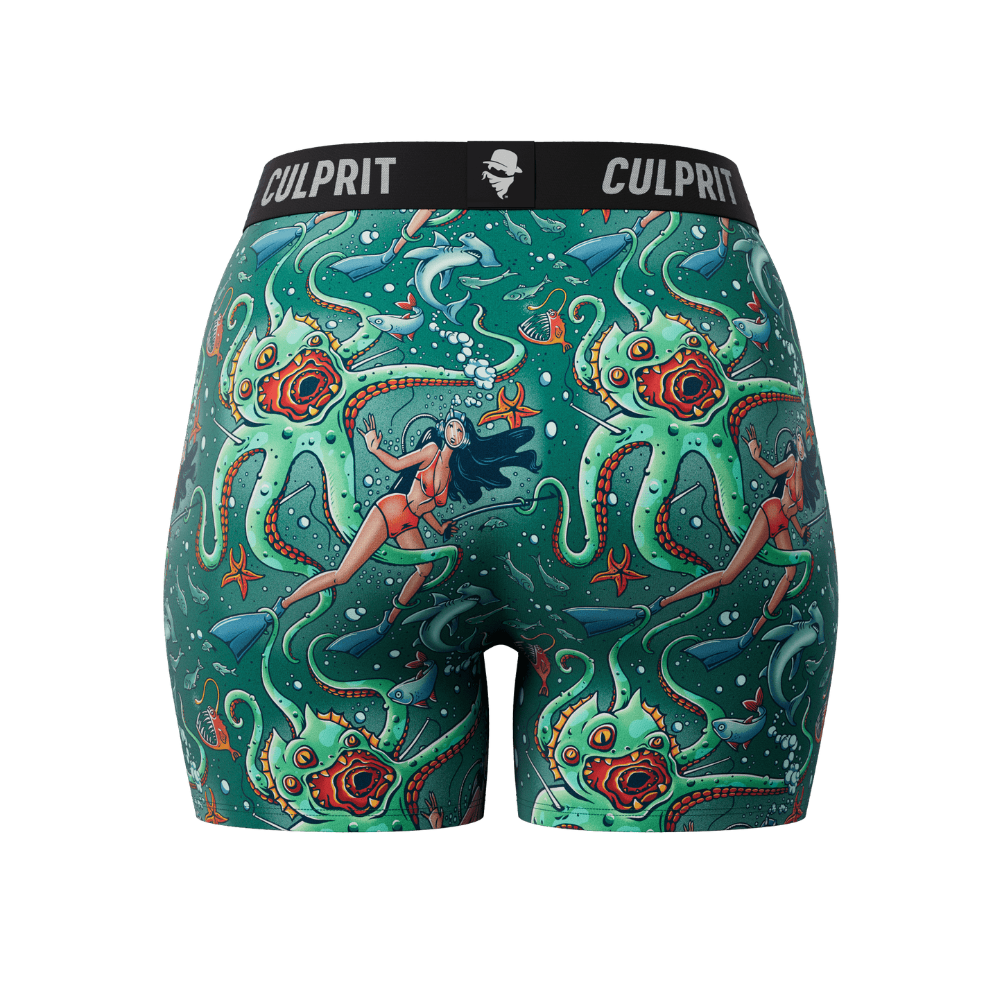 Get It Kraken! 🦑 LadyBoxers - Culprit Underwear - LadyBoxers™ - LB - GKRK - XS