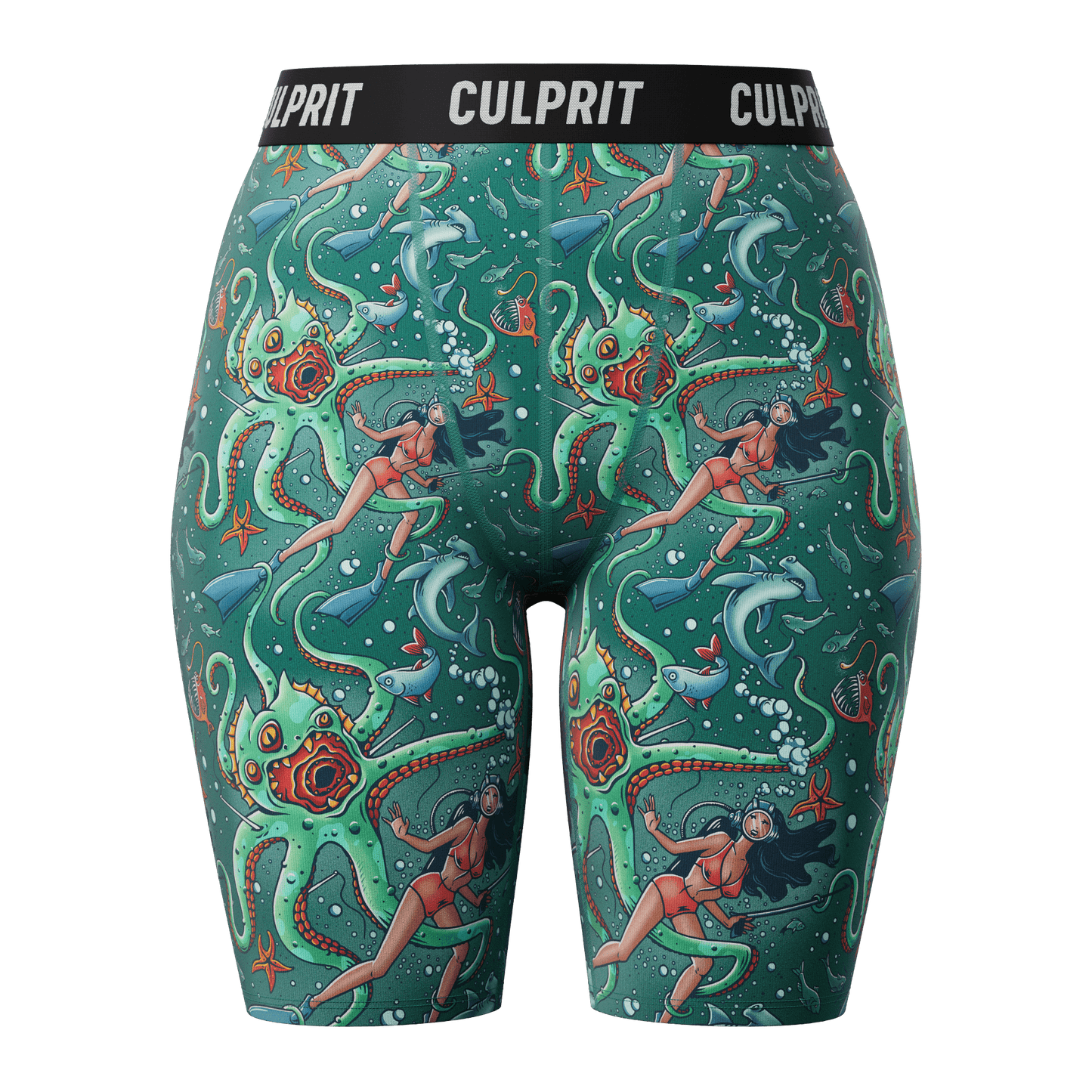 Get It Kraken! 🦑 Long LadyBoxers - Culprit Underwear - Long LadyBoxers™ - LBK - GKRK - XS