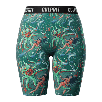 Get It Kraken! 🦑 Long LadyBoxers - Culprit Underwear - Long LadyBoxers™ - LBK - GKRK - XS