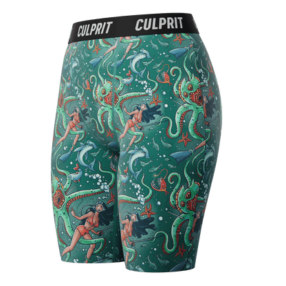 Get It Kraken! 🦑 Long LadyBoxers - Culprit Underwear - Long LadyBoxers™ - LBK - GKRK - XS