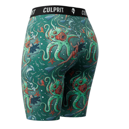 Get It Kraken! 🦑 Long LadyBoxers - Culprit Underwear - Long LadyBoxers™ - LBK - GKRK - XS