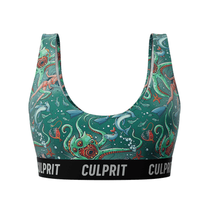 Get It Kraken! 🦑 Scoop Bra - Culprit Underwear - Scoop Bra - SBRA - GKRK - XS