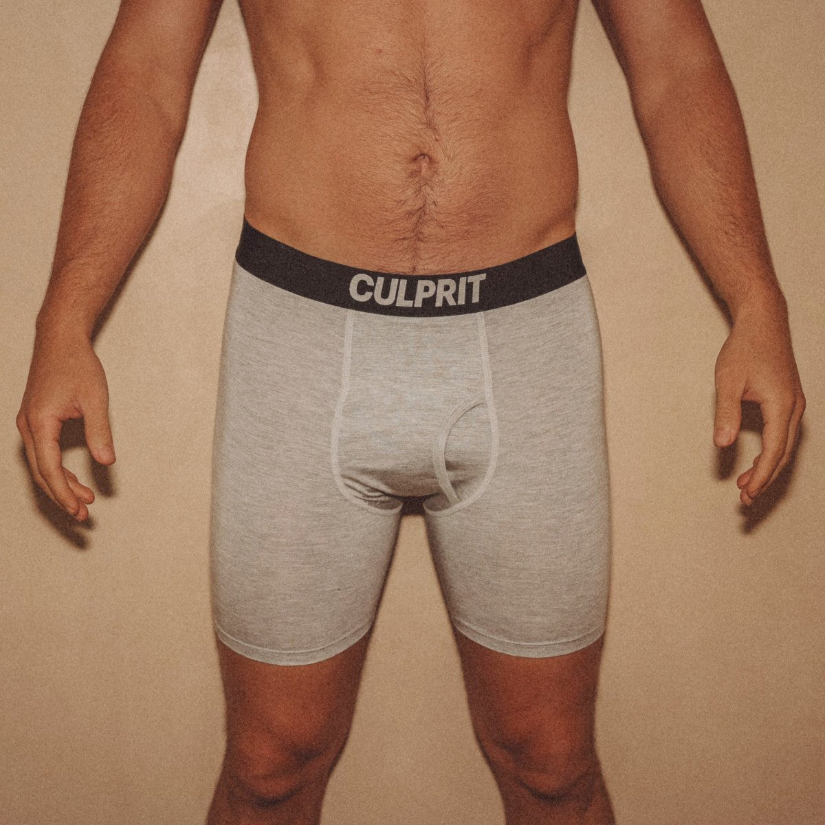 Heather Grey Boxer Briefs w/ Fly 7 - Pack🌪️ - Culprit Underwear - Boxer Briefs w/Fly - 7PK - BB - HGRY - S