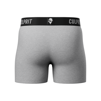 Heather Grey 🌪️ - Culprit Underwear - Boxer Briefs w/Fly - BB - HGRY - S
