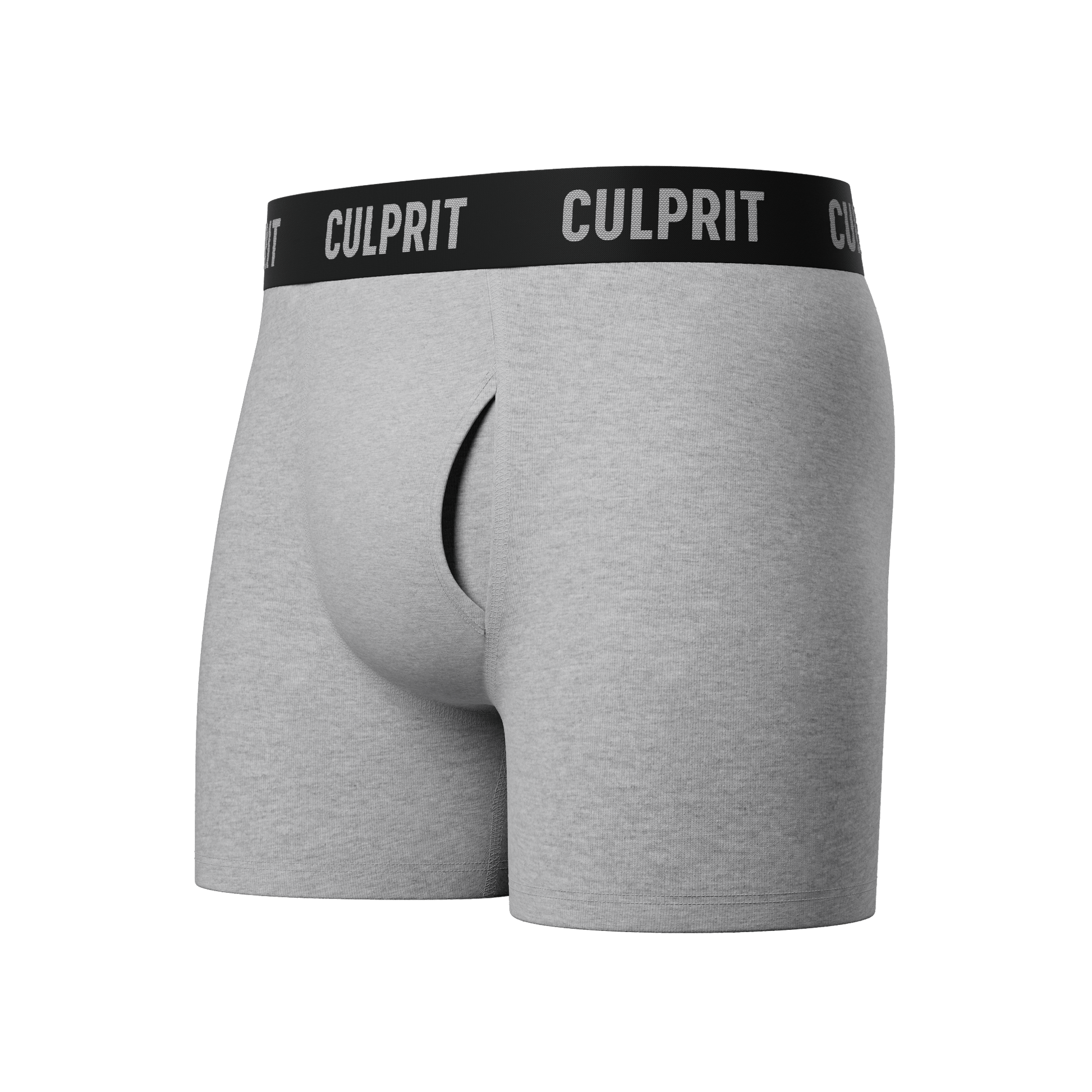 Heather Grey 🌪️ - Culprit Underwear - Boxer Briefs w/Fly - BB - HGRY - S