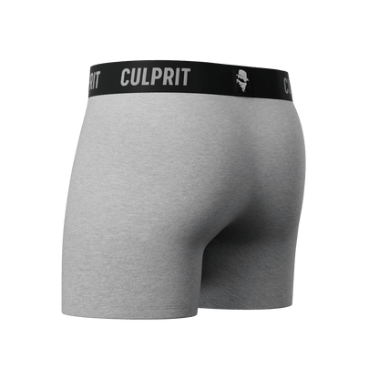Heather Grey 🌪️ - Culprit Underwear - Boxer Briefs w/Fly - BB - HGRY - S