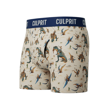 Jurassic Western Boxer Briefs w/ fly - Culprit Underwear - Boxer Briefs w/Fly - BB - JWST - S