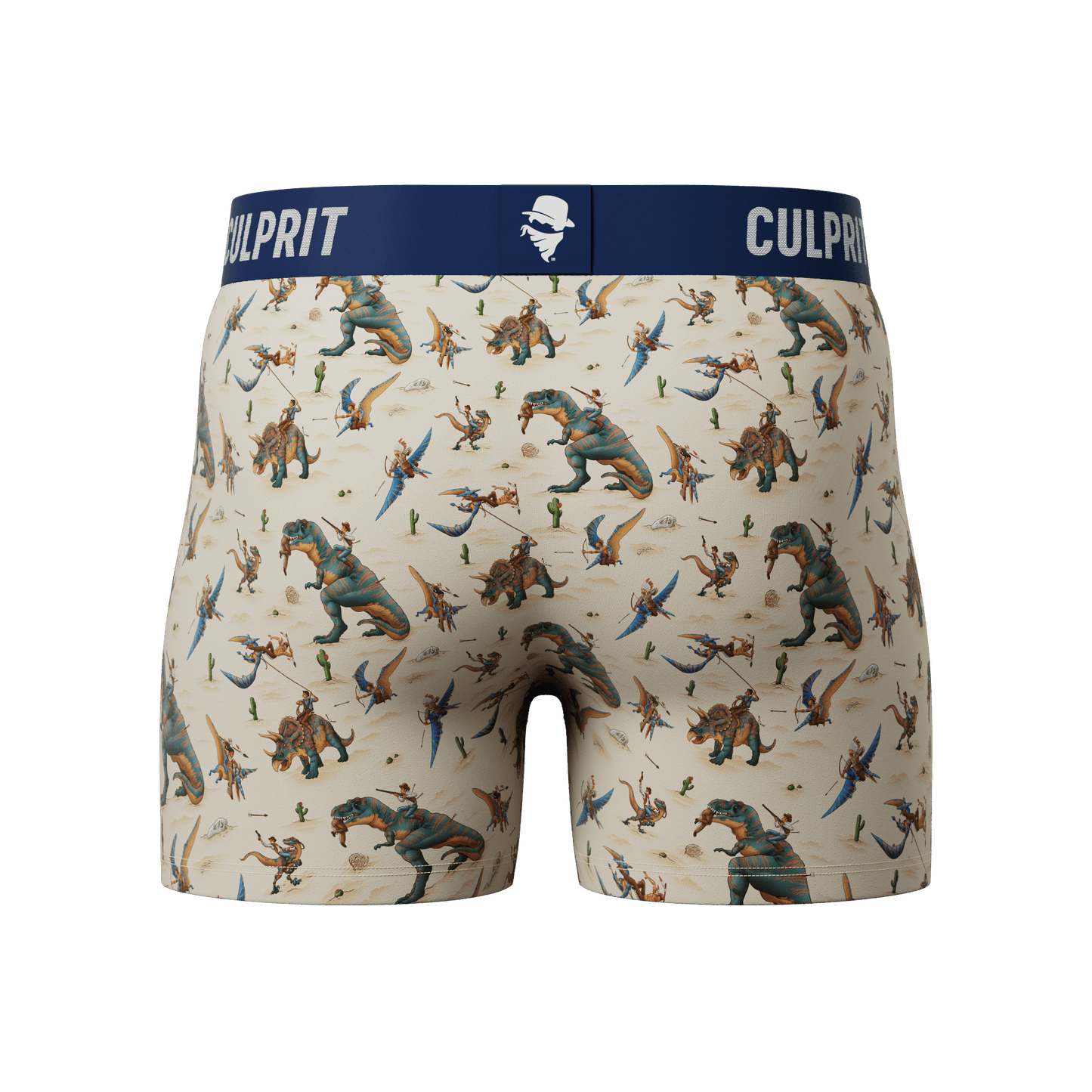 Jurassic Western Boxer Briefs w/ fly - Culprit Underwear - Boxer Briefs w/Fly - BB - JWST - S