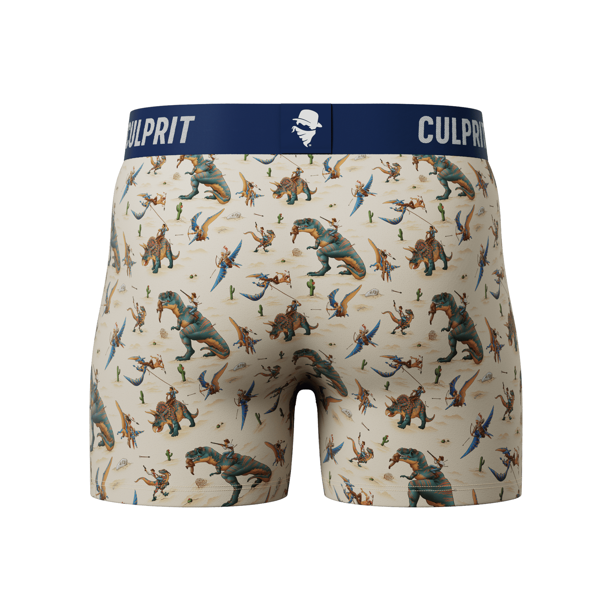 Jurassic Western Boxer Briefs w/ fly - Culprit Underwear - Boxer Briefs w/Fly - BB - JWST - S