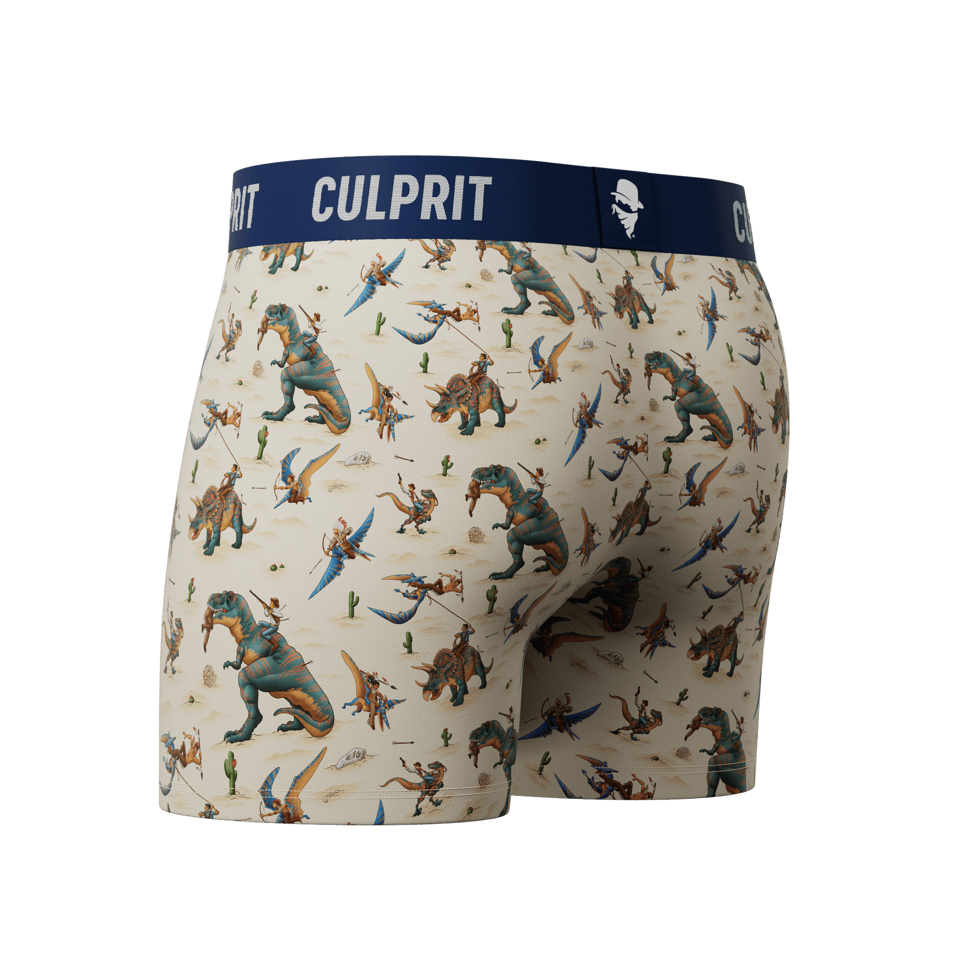 Jurassic Western Boxer Briefs w/ fly - Culprit Underwear - Boxer Briefs w/Fly - BB - JWST - S