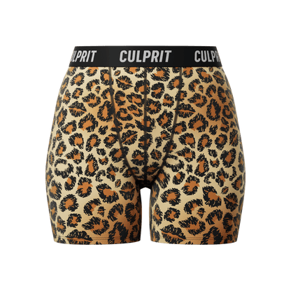 Leopard Lips 🐆 LadyBoxers™ - Culprit Underwear - LadyBoxers™ - LB - LEO - XS