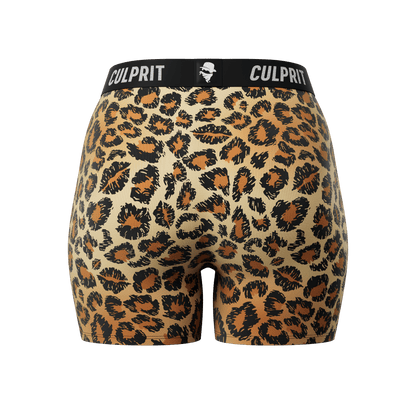 Leopard Lips 🐆 LadyBoxers™ - Culprit Underwear - LadyBoxers™ - LB - LEO - XS