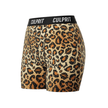 Leopard Lips 🐆 LadyBoxers™ - Culprit Underwear - LadyBoxers™ - LB - LEO - XS