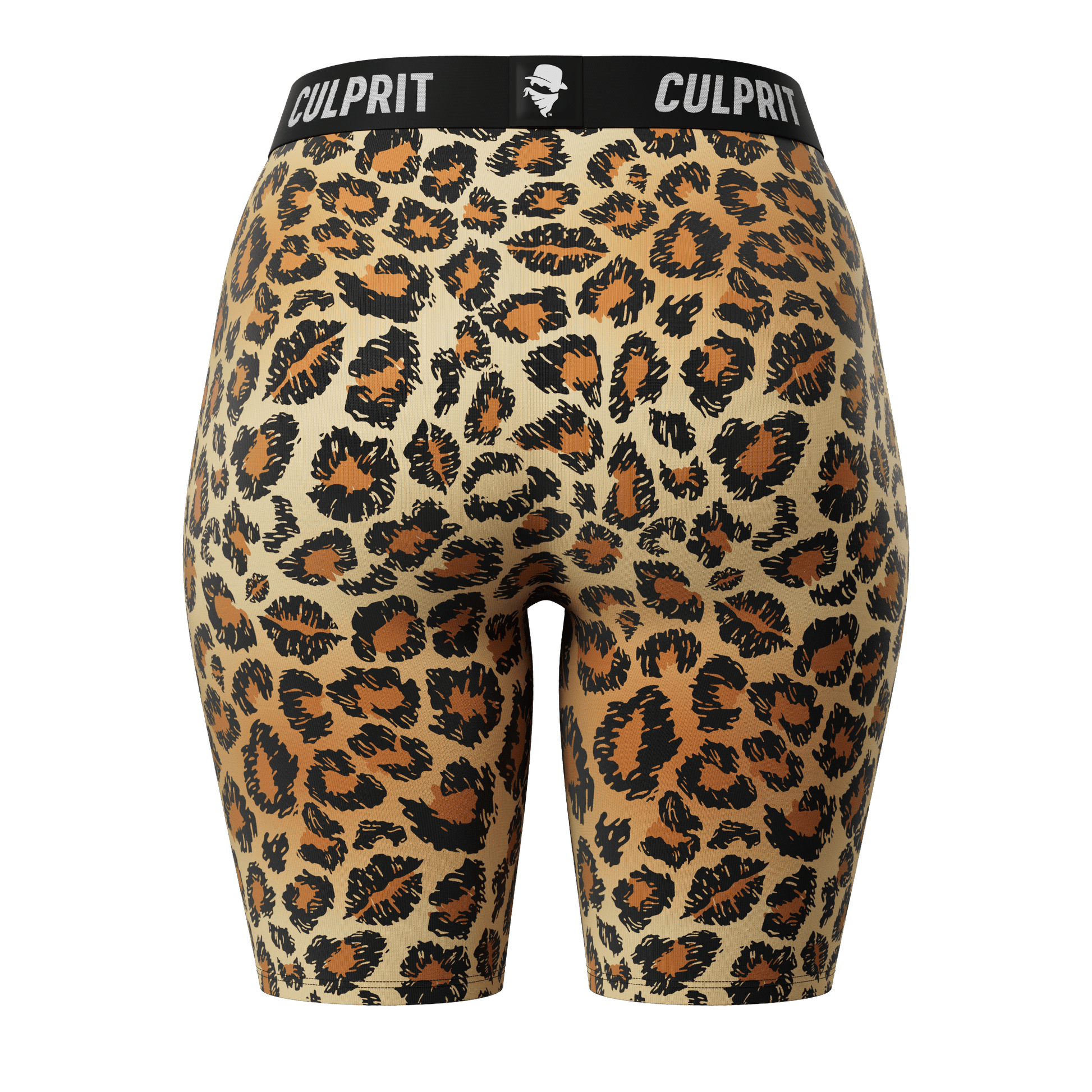 Leopard Lips 🐆 Long LadyBoxers™ - Culprit Underwear - Long LadyBoxers™ - LBK - LEO - XS