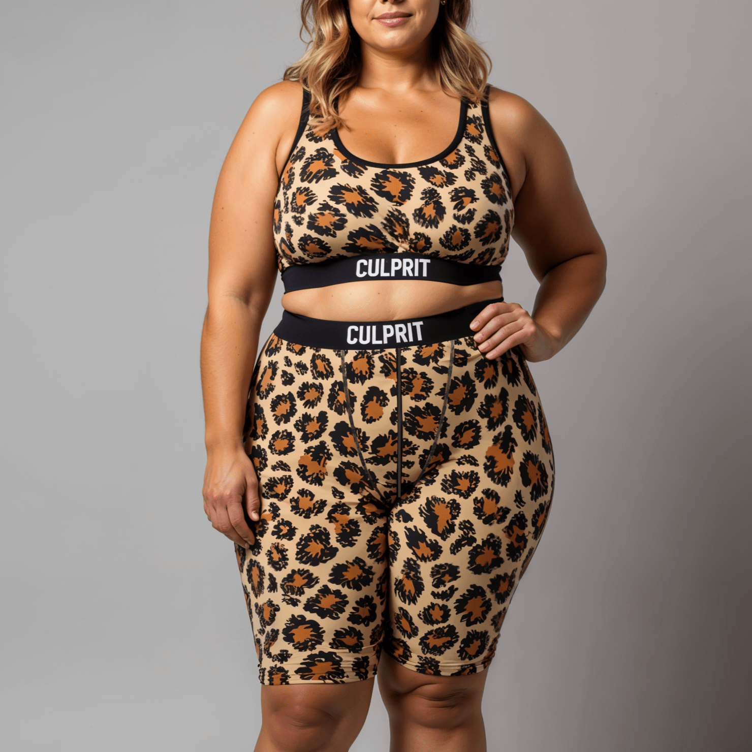 Leopard Lips 💋 Long LadyBoxers™ - Culprit Underwear - Long LadyBoxers™ - LBK - LEO - XS