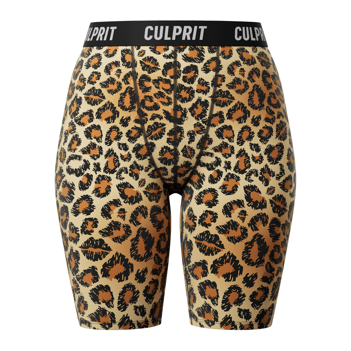 Leopard Lips 🐆 Long LadyBoxers™ - Culprit Underwear - Long LadyBoxers™ - LBK - LEO - XS