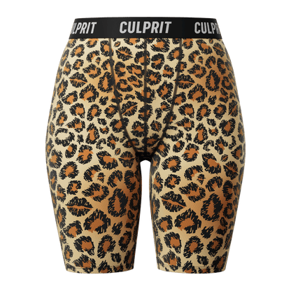 Leopard Lips 🐆 Long LadyBoxers™ - Culprit Underwear - Long LadyBoxers™ - LBK - LEO - XS