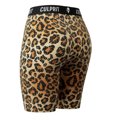 Leopard Lips 🐆 Long LadyBoxers™ - Culprit Underwear - Long LadyBoxers™ - LBK - LEO - XS