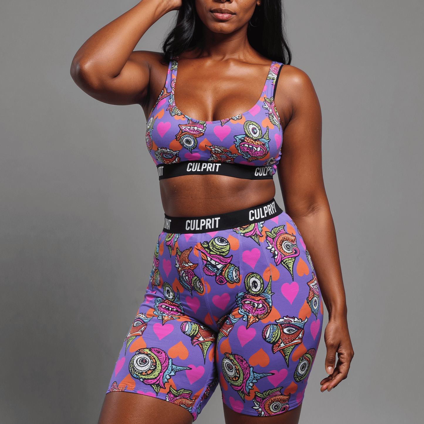 Love Sick ❤️‍🔥 Long LadyBoxers by YOUNG & SICK - Culprit Underwear - Long LadyBoxers™ - LBK - YGSK - XS