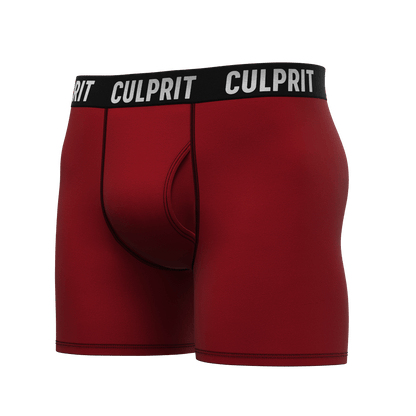 Redrum 🪓 - Culprit Underwear - Boxer Briefs w/Fly - BB - RUM - S