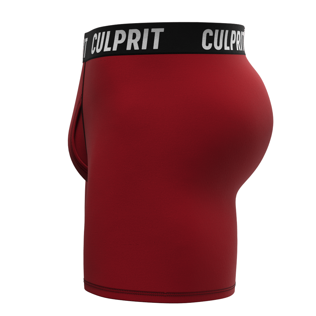 Redrum 🪓 - Culprit Underwear - Boxer Briefs w/Fly - BB - RUM - S