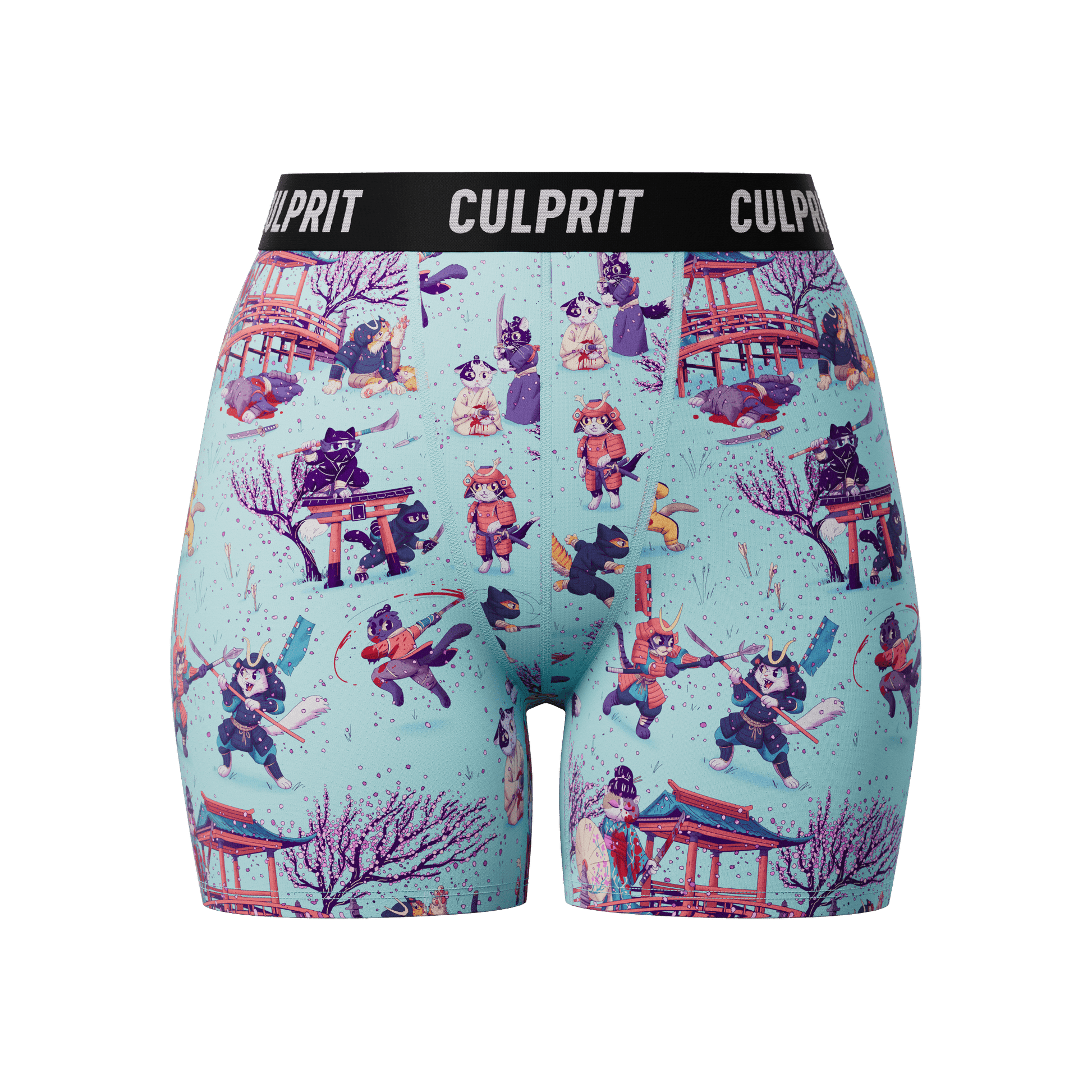 Samurai Cats - Culprit Underwear - LadyBoxers™ - LB - SAMCAT - XS