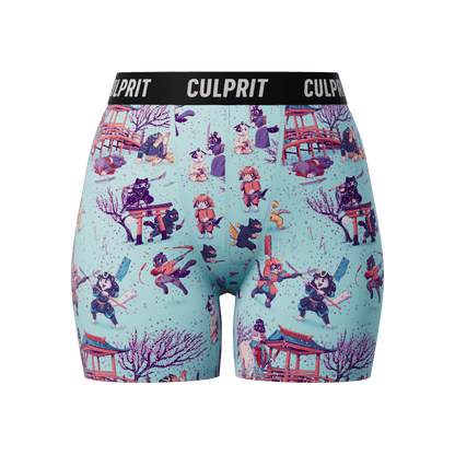 Samurai Cats - Culprit Underwear - LadyBoxers™ - LB - SAMCAT - XS