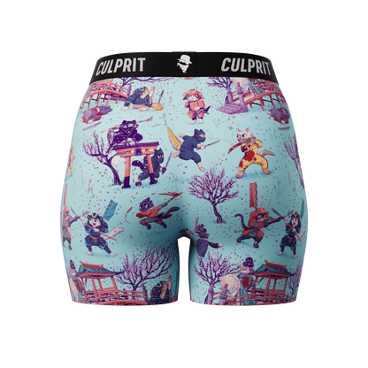 Samurai Cats - Culprit Underwear - LadyBoxers™ - LB - SAMCAT - XS
